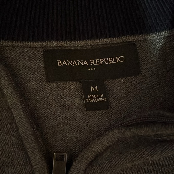 Banana Republic Men’s M Quarter Zip - Picture 2 of 2